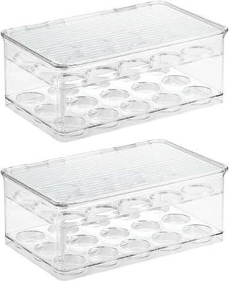 iDesign Stackable Coffee Pod Holder for K-Cup Pods - Set of 2 - Clear in Clear/gray at Nordstrom