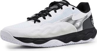 Mizuno Wave Enforce Court AC Mens Cross Training Shoes White/Black : 10.5 D - Medium, Synthetic
