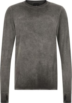 Thom Krom Grey Slim Full Sleeves T-Shirt