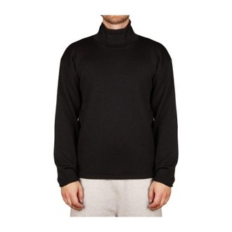 Roberto Collina Dolcevita ML Rotolino - - Knitwear - Uomo - Nero - L