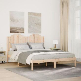 vidaXL Cama Extralarga Sin Colch&oacute;n Madera Maciza 140x220 Cm Vidaxl