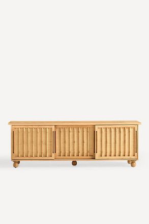 Anthropologie Cassia Raffia Media Cabinet