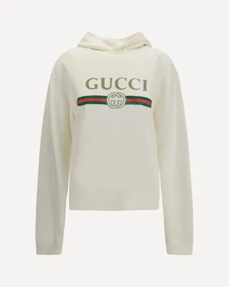 Gucci Cotton and cashmere jersey Hoodie Female S