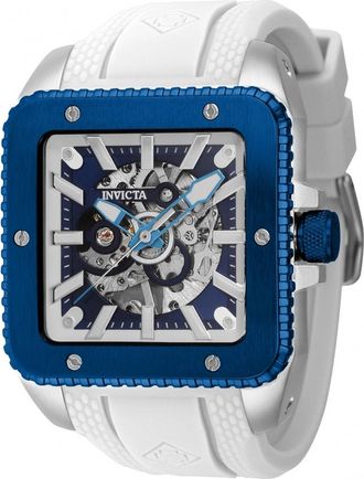 Invicta Cuadro Hand Wind Blue Dial Mens Watch 44007