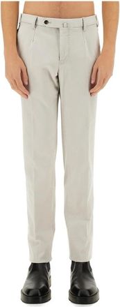 Pantaloni Torino Double Twisted Delave Stretch Chino - Heren - Chinos - Beige - XL - Broeken