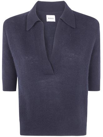 Khaite Sweater Cashmere Shrunken Jo Polo
