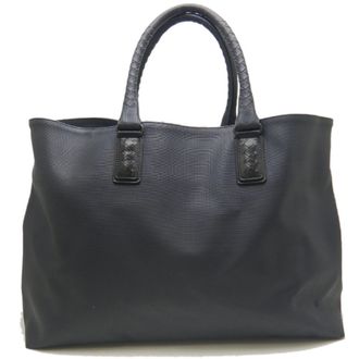 Bottega Veneta Navy Tote Bag (Pre-Owned)
