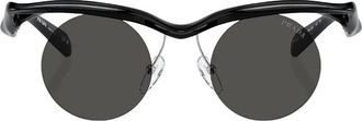 Prada Dames, Accessoires, Zwart, Maat: 43 MM Polyamide