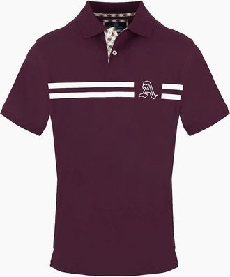 Aquascutum Mens Collared Neck Short Sleeve Polo Shirt - Size: 2X large