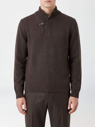 Fay Wool Long-Sleeved Turtleneck with Iconic Toggle Fastening