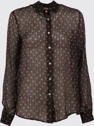 Mazzarelli Camicia Mazzarelli in seta con stampa floreale