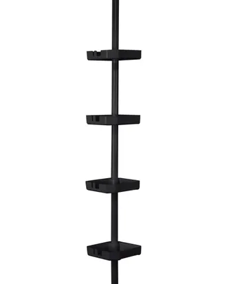 Moda at Home Moda At Home 4-Tier Tension Corner Shower Caddy
