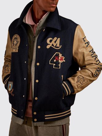 La Martina Jacket Men color Navy