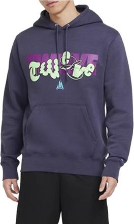 Nike Ja Club Fleece Hoodie Purple FZ1039-573