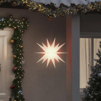 vidaXL L&aacute;mparas De Navidad Led Plegables 3 Unidades Blanco 43 Cm Vidaxl