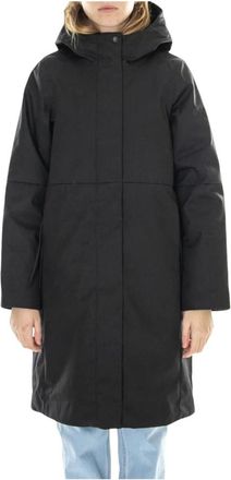 Elvine Winterjas met capuchon - Dames - Parka Jassen - Zwart - 2XS - Katoen - Jassen