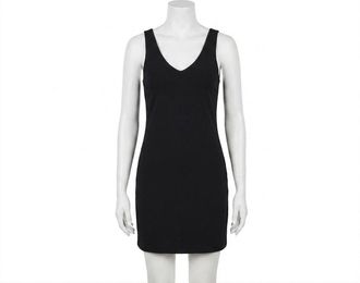 Z Supply Teresa So Smooth Mini Dress In Black