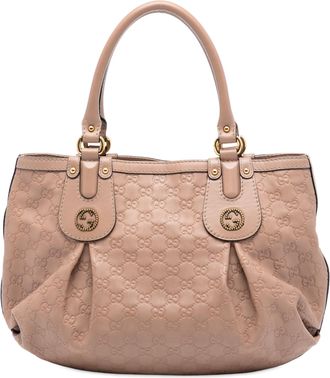 Gucci Pre-owned Womens Guccissima Scarlett Tote - Tan Leather - One Size