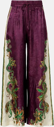 Alemais Al&eacute;mais Ruthie printed wide-leg pants