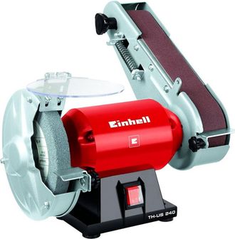 Trade Shop Trade Shop - Lijadora De Banco Combi Einhell Th-us 240 Con Muela Abrasiva Y Cinta Lijadora