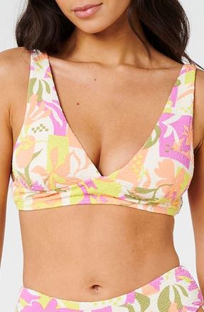 Rip Curl Topanga Geo Bikini Top in Multicolor at Nordstrom, Size Xx-Large
