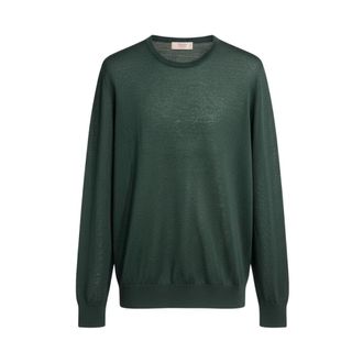 Ferrante Heren, Truien, Groen, Maat: XL Zijde