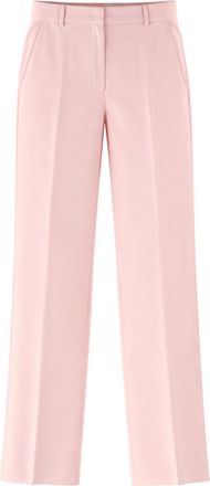 Max Mara Pink Straight Flat Front Pants