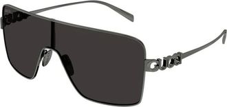 Gucci Gafas de sol cuadradas extragrandes - Accessories - unisex - Gris - ONE SIZE
