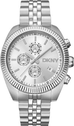 DKNY Chronograph Watch, 42mm in Silver at Nordstrom