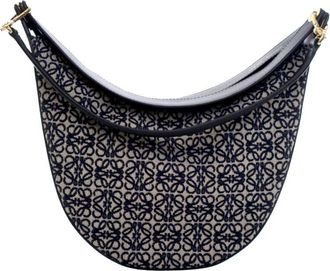 Loewe Pre-owned Loewe Small Anagram Canvas Luna Hobo PR3FNXHY4WXXNRPX