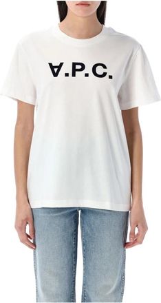 A.P.C. T-shirt Standard Grand VPC - Dames - T-shirts - Wit - S - Katoen - Tops