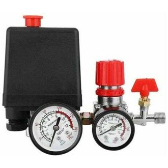 OEM Valvola Pressostatatrice Per Compressore DAria, Pressostato Per Compressore DAria Con Manometro E Regolatore Di Pressione