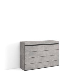 Skraut Home C&oacute;moda efecto madera cemento 114x35x75cm