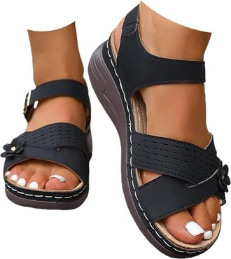 Generic Orthopaedic Sandals,Sandals with Arch Support for Women,Comfortable Walking Shoes for Women,Wide Fit Walking for Womens,Arch Support Hiking Shoes Summ