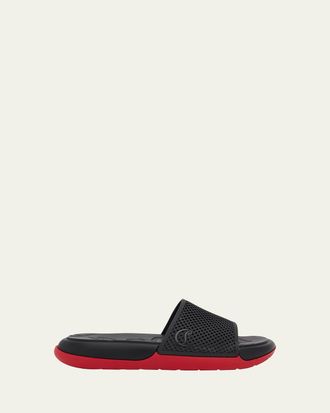 Christian Louboutin Mens Easy Breezy Rubber Slides