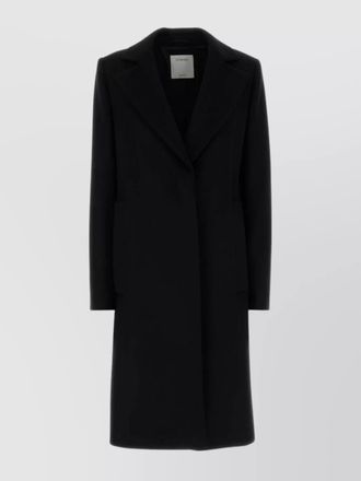 Sportmax tailored wool coat with back vent and pockets