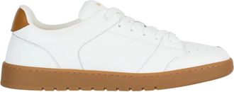 Balmain Gladde leren sneakers - Heren - Sneakers - Bruin - 40 EU - Leer - Schoenen