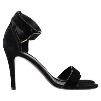 Celine Celine Enkellaarsjes met Enkelband in Zwart Su&egrave;de