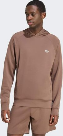 adidas Originals Trefoil Essentials Spacer - Felpa con cappuccio marrone