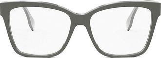 Fendi FE50025I020 Clear-Lens Eyeglasses - Gray