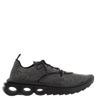 Ferragamo Ferragamo Nima Rhinestone Gancini Sneakers