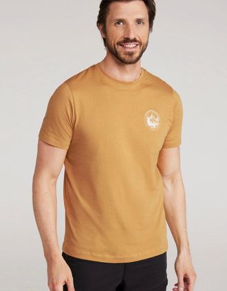 Mountain Warehouse Mens Mountain Warehouse Mens Valley Organic T-Shirt - Yellow - Size: 48