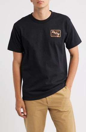 Brixton Emery Graphic T-Shirt in Black at Nordstrom, Size Xx-Large