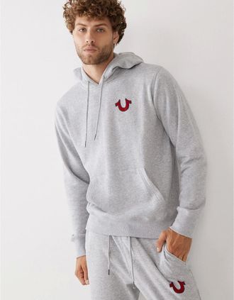 True Religion Mens Buddha Pllovr - Grey - Size: 42