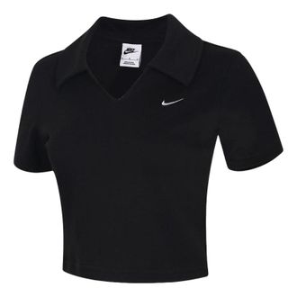 Nike (WMNS) Nike Cropped T-Shirt Black IO2730-010