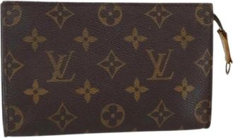 Louis Vuitton Pre-owned Canvas Pouch - Dames - Vintage Clutch - Bruin - ONE Size - Vintage