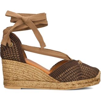 Lina Locchi Espadrilles Laura - Dames - Schoenen - Bruin - Maat: 40 EU
