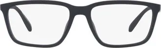 A|X Armani Exchange 55mm Rectangle optical glasses in Matte Blue at Nordstrom