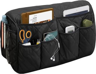 OEM Bolsillo Lateral Para Sof&aacute;, Tejido Elegante, - Negro