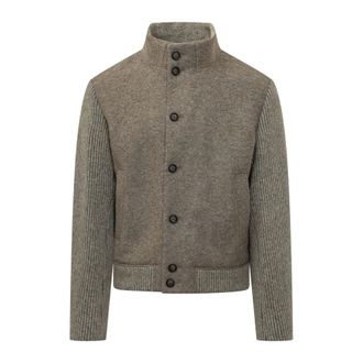 HUGO BOSS C-Charly-Hybrid Jas - Heren - Jassen - Bruin - Maat: 3XL Wol